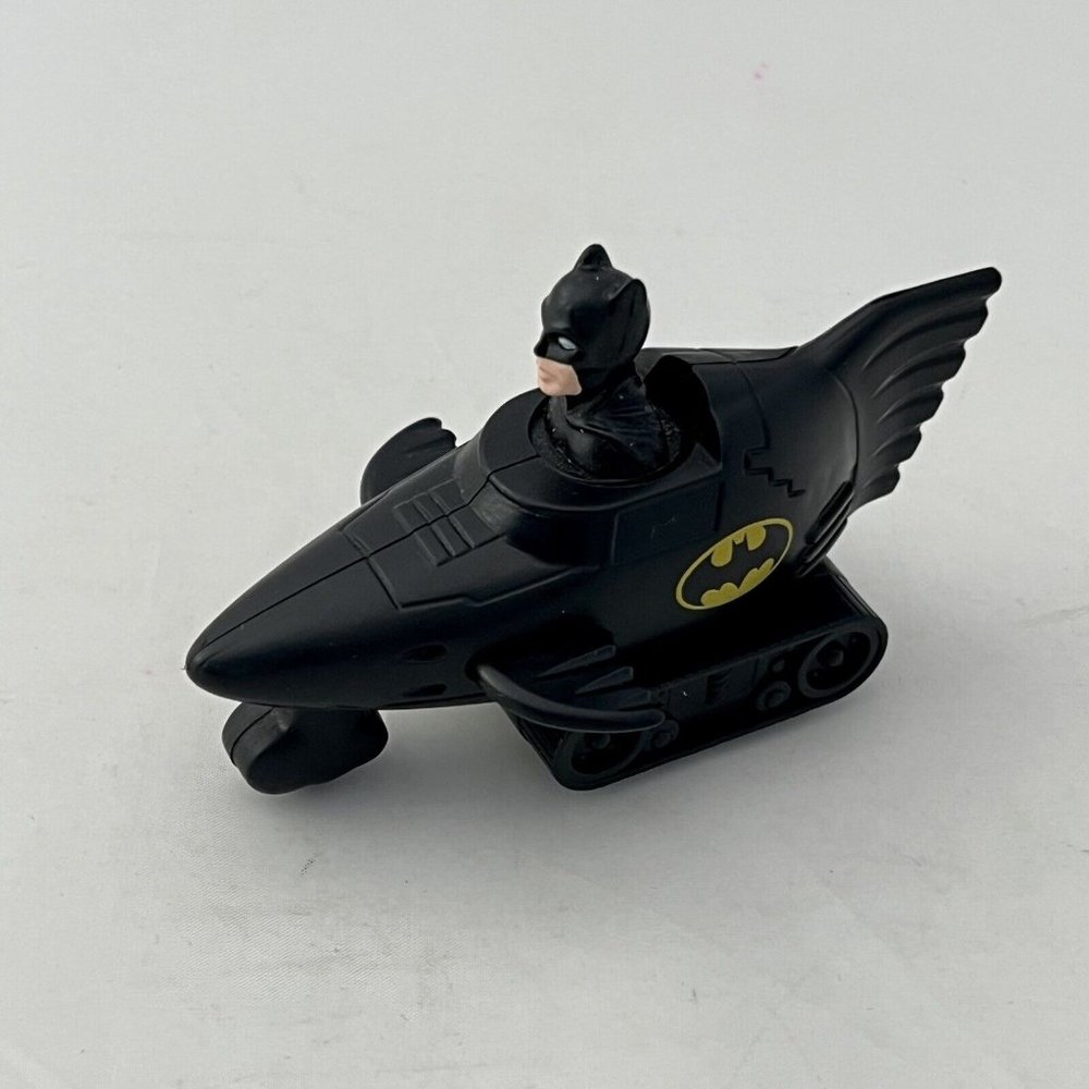 Batman Batmobile 1991 Batman Returns Figure McDonalds DC Comics Toy Push n Go